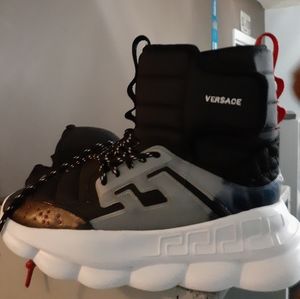 Versace Chain Reaction Sneaker Boots